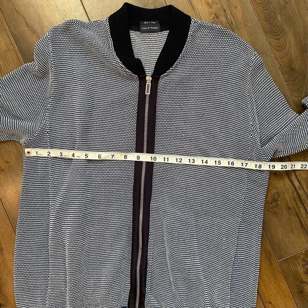 Paul and Shark zippered cardigan- L​